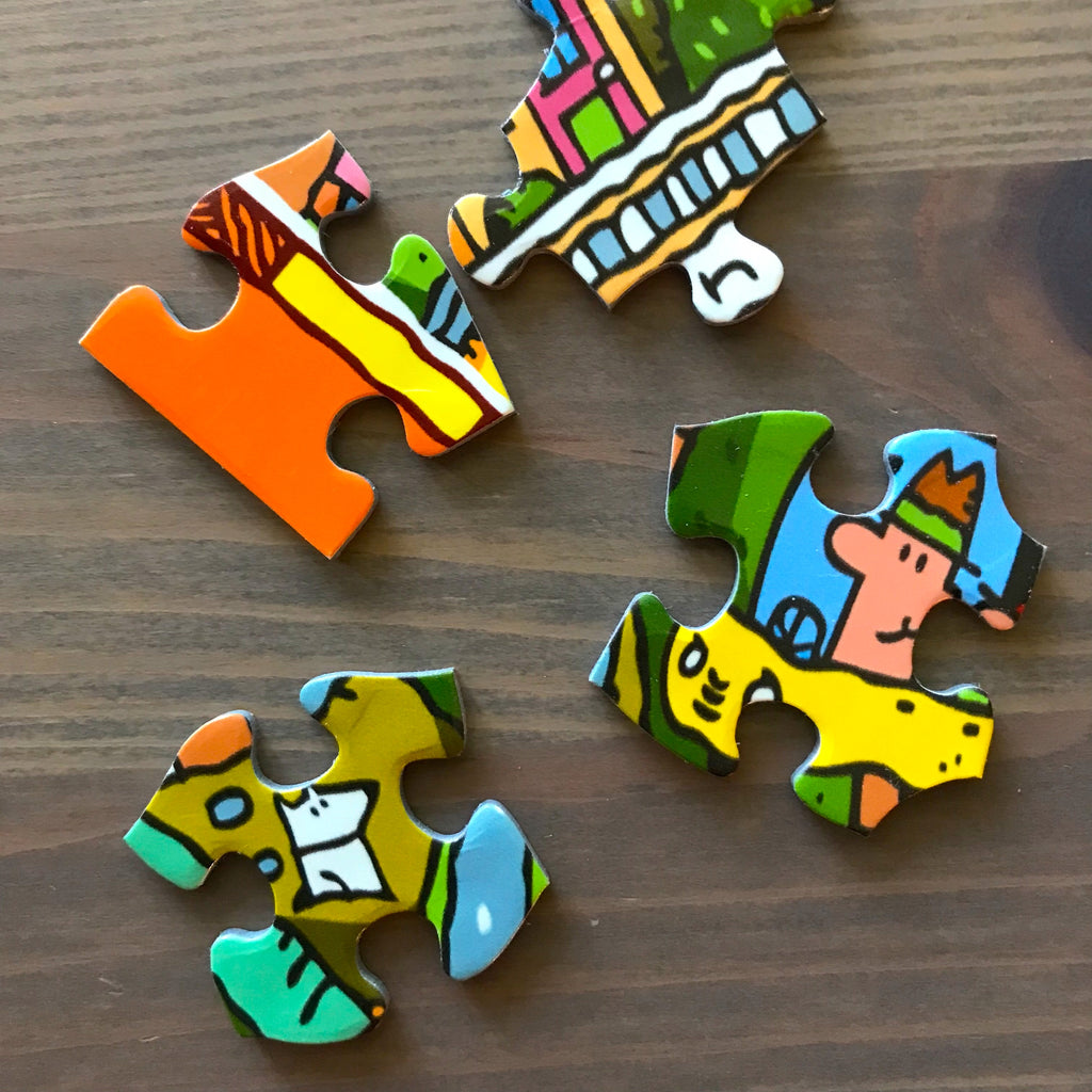 Portland Rocks 500 Piece Puzzle – Dave Garbot Artist