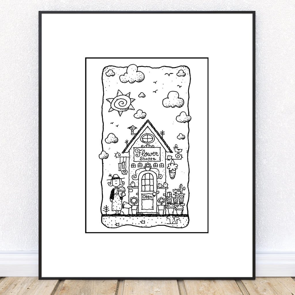 The Flower Shoppe Dave Garbot Artist