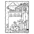 Simple Life Coloring Book