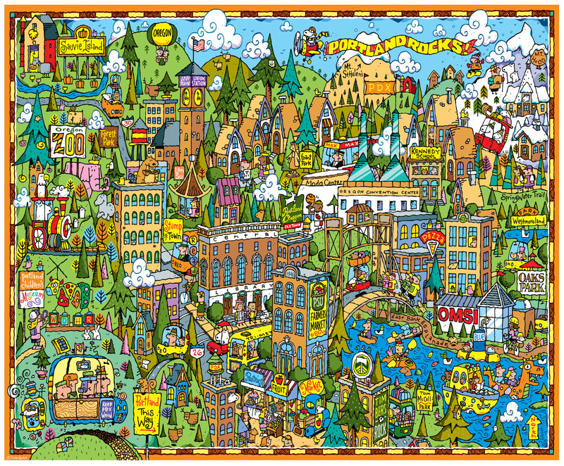 OOAK 11x14 Chicago print