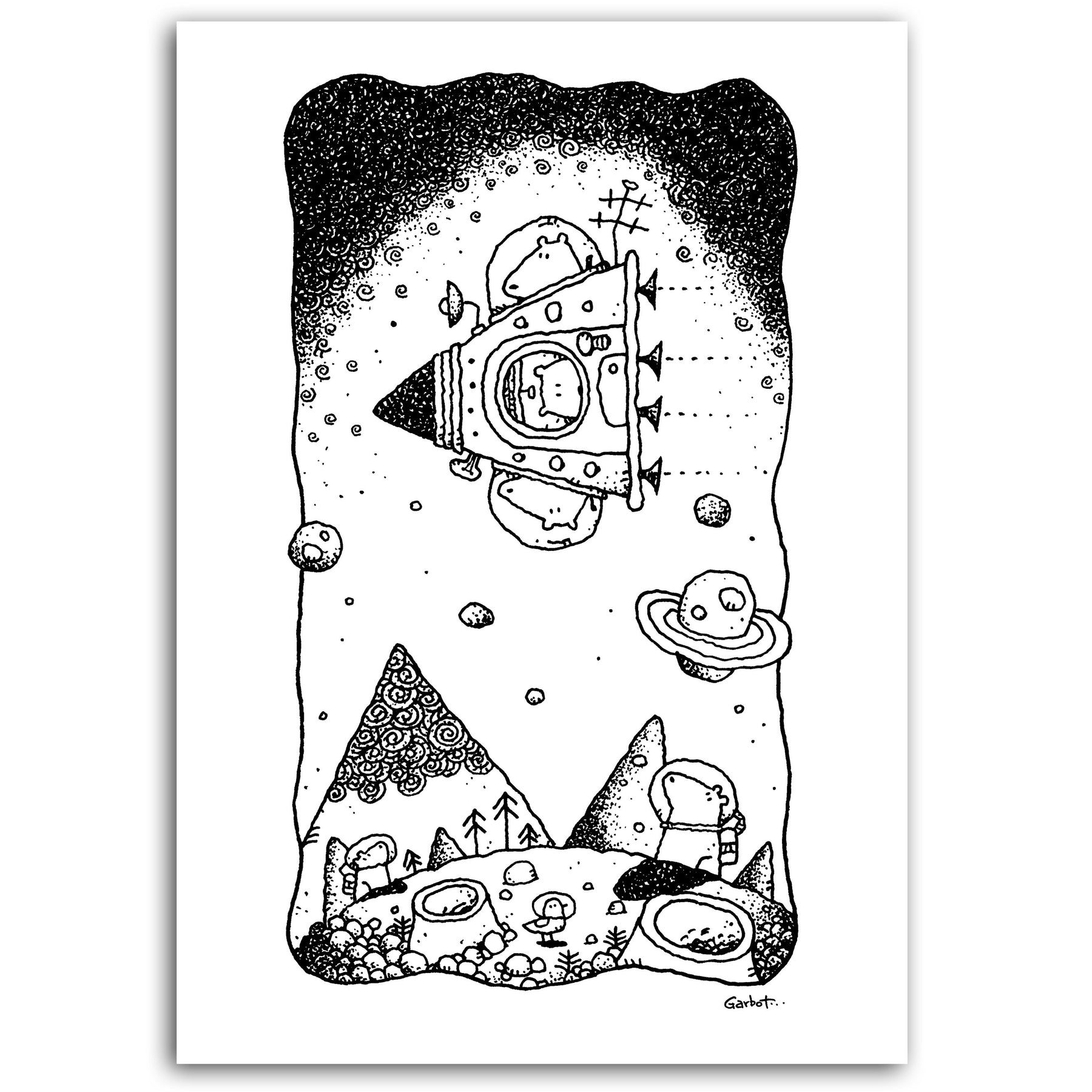 43 Easy Space Drawing Tutorials for Kids
