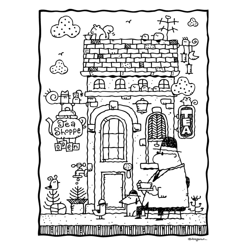 Simple Life Coloring Book – Dave Garbot Artist
